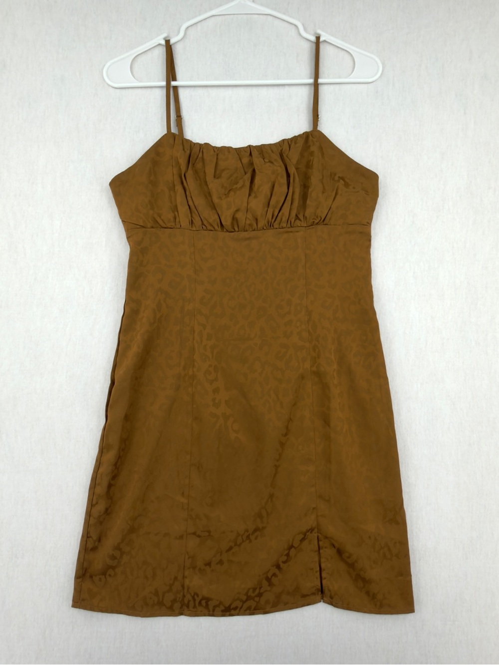 Forever 21 Monotone Mini Leopard Print Cami Dress in Brown